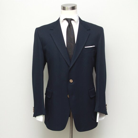 VTG JC Penny 1970s Blazer Mens Blazer Sport Coat Casual Jacket Size 46R E02109 - Picture 1 of 11